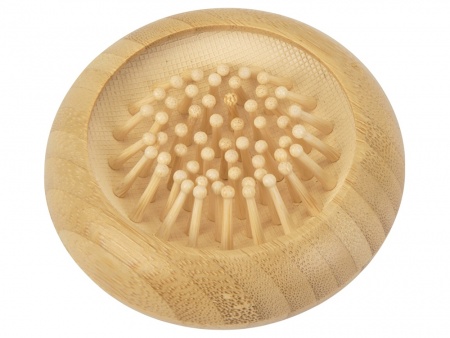 Расческа с зеркалом из бамбука "Daisy", натуральный