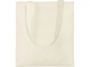 Сумки хлопок 90%, плотн. 200 г, грузопод.10 кг, размер 38х42 см, ручки 3х65 см с доп. швом, натур (P)