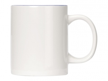 Кружка Sublime Color XL 440мл, белый/синий