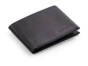 Подарочный набор Long River: кошелек, ремешок для ключей, черная коробка