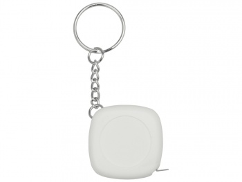 Брелок-рулетка 1м "Block", белый