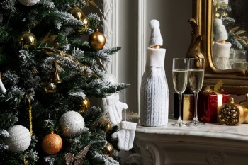 Чехол на бутылку Albus, белый