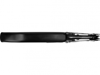 Штопор-открывалка Wine c пластиковой ручкой, серебристый