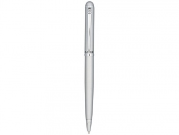 Ручка металлическая шариковая, серебристый