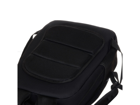 Рюкзак TORBER CLASS X, черный, полиэстер 900D, 45 x 30 x 18 см + Мешок для сменной обуви в подарок!