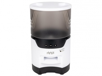 Умная Wi-Fi кормушка «IoT Pet Feeder», 3000 мл, белый/черный