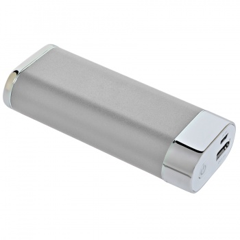 Универсальный аккумулятор "Light" (5200mAh) с фонариком,10,2х3,9х2,1см,металл, шт