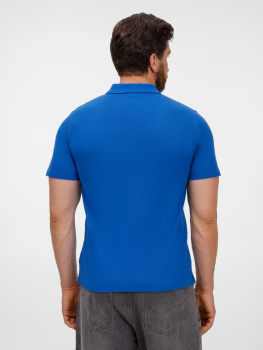 Рубашка поло унисекс Tervise, ярко-синяя