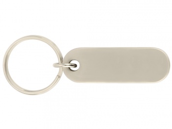 Брелок "Clover", серебристый/зеленый