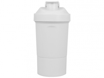 Шейкер для спортивного питания «Level Up», белый