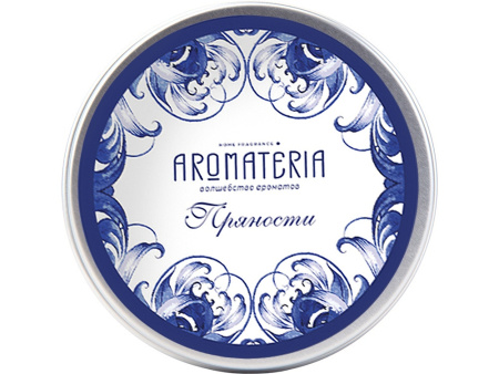 Набор: платок «Гжель» и свеча «Птица счастья»