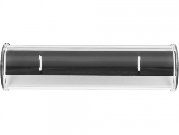 Футляр для ручки "Тьюб", черный/прозрачный