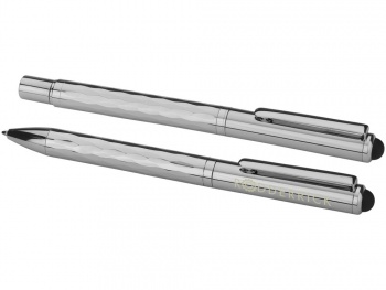 Набор ручек "Alden Duo", серебристый