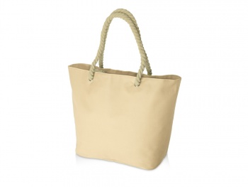 Сумка «Seaside» для шопинга и пляжа с широким дном, натуральный