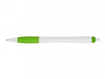 Ручка шариковая "Santa Monica", белый/зеленый, черные чернила