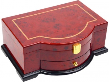 Шкатулка «Виктория», красное дерево (Р)