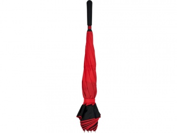 Прямой зонтик Yoon 23" с инверсной раскраской, красный