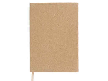 Блокнот из пробки А5 "Passiflora", твердая обложка, 80 листов 80 гр/м2 переработанной белой бумаги,