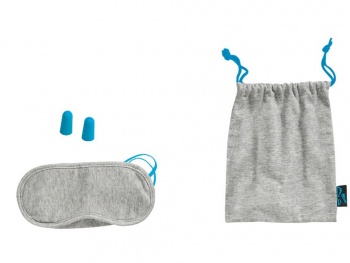 Набор для путешествия "Miami"  ("Jersey"): подушка, повязка для глаз, беруши