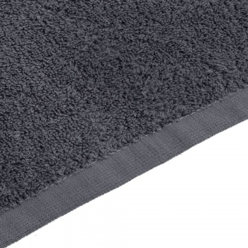 Полотенце махровое «Кронос», большое, темно-серое (маренго)