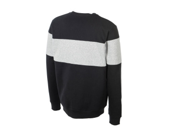 Свитшот блокинг «Edinburgh», черный/серый меланж, мужской