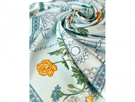 Платок «Мелодия хрусталя», голубой