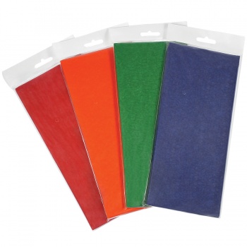 Упаковочная бумага "Тишью", синий,  10 листов в упаковке, размер листа 50*75 см