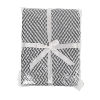 Плед "Village", серый, акрил 100%, 220 гр/м2, 130*150 см