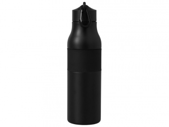 Вакуумная термобутылка с карабином «Saddle», 530 мл, черный