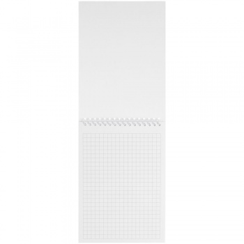 Блокнот Issa в клетку, белый