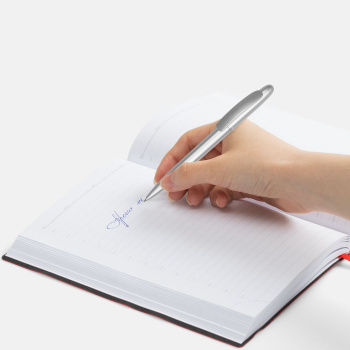 Ручка шариковая Moor Silver, серебристый металлик