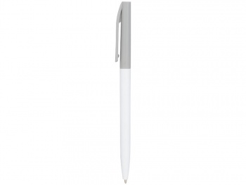 Ручка шариковая пластиковая Mondriane, белый/серый