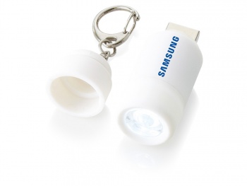 Мини-фонарь "Avior" с зарядкой от USB, белый