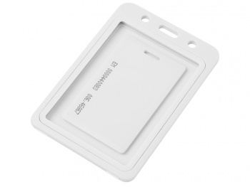 Держатель для бейджа «Haven Transparent», белый