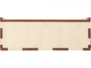 Деревянная подарочная коробка, 122 х 45 х 122 мм