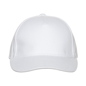 Бейсболка STAN 5 клиньев хлопок 280, 03, Белый,  (10)  (56-58/)