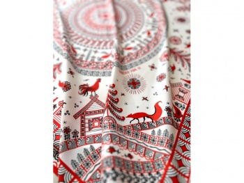 Платок "Мезенская роспись"