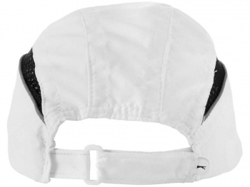 Бейсболка "Qualifier" 6-ти панельная, белый/черный (Р)