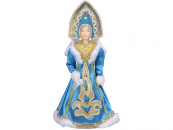 Подарочный набор «Новогоднее настроение»: кукла-снегурочка, платок