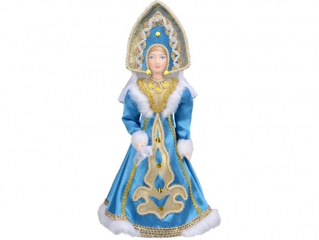 Подарочный набор «Новогоднее настроение»: кукла-снегурочка, платок