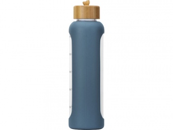 Бутылка из боросиликатного стекла "Hangy", 550 мл, антрацит