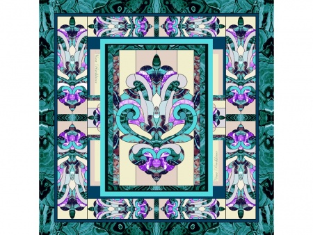 Платок "Каменный Цветок"