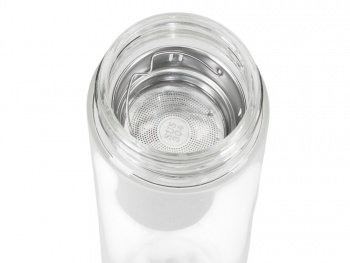 Стеклянный термос с индикатором температуры "Tapp", 500 мл, серебристый