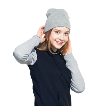 Шапка 16_Серый меланж (50) (ONE SIZE)