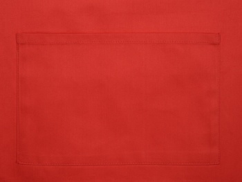 Хлопковый фартук 180gsm, красный