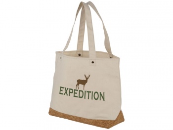 Эко-сумка Napa из хлопка и пробки плотностью 406 г/м2, натуральный