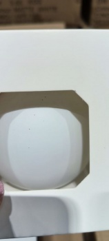 Оформительский шар Finery, 10 см, матовый белый