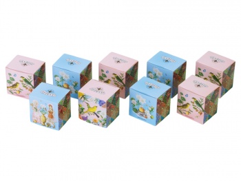 Подарочный набор с чаем «Чайный букет» в деревянной шкатулке, натуральный