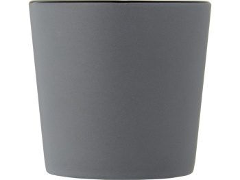 Cali Керамическая кружка объемом 370 мл с матовой отделкой - сплошной черный / Matted Grey