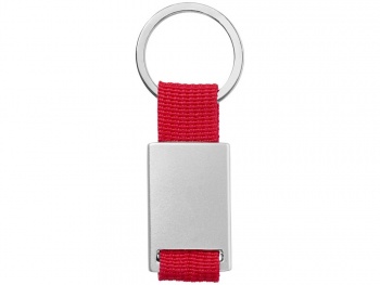 Брелок "Mondo", серебристый/красный